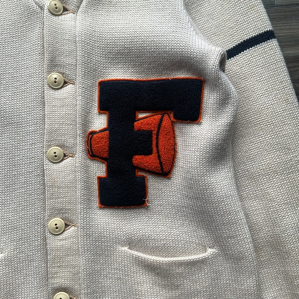 Vintage 50’s Varsity Cardigan - Picture 2 of 10